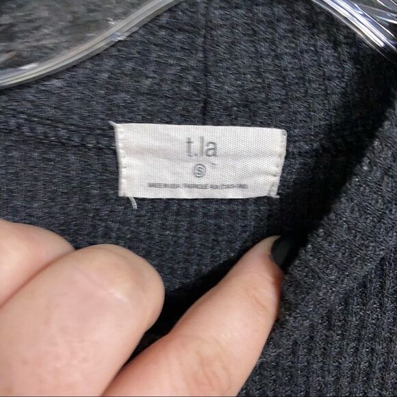 Anthropologie Sz Sm Thermal Tunic Top - Picture 4 of 6